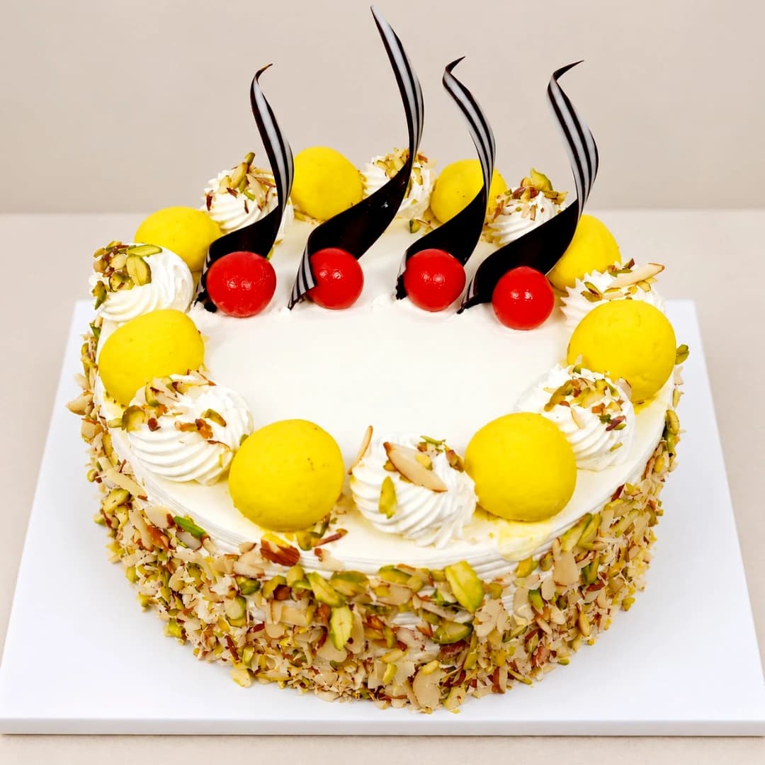 Rasmalai Almond Cake