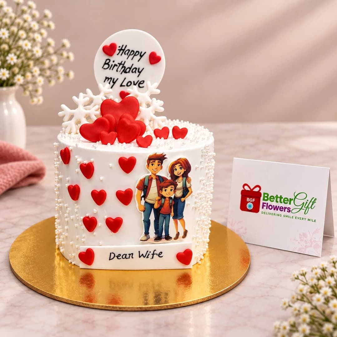 Romantic Birthday Cake