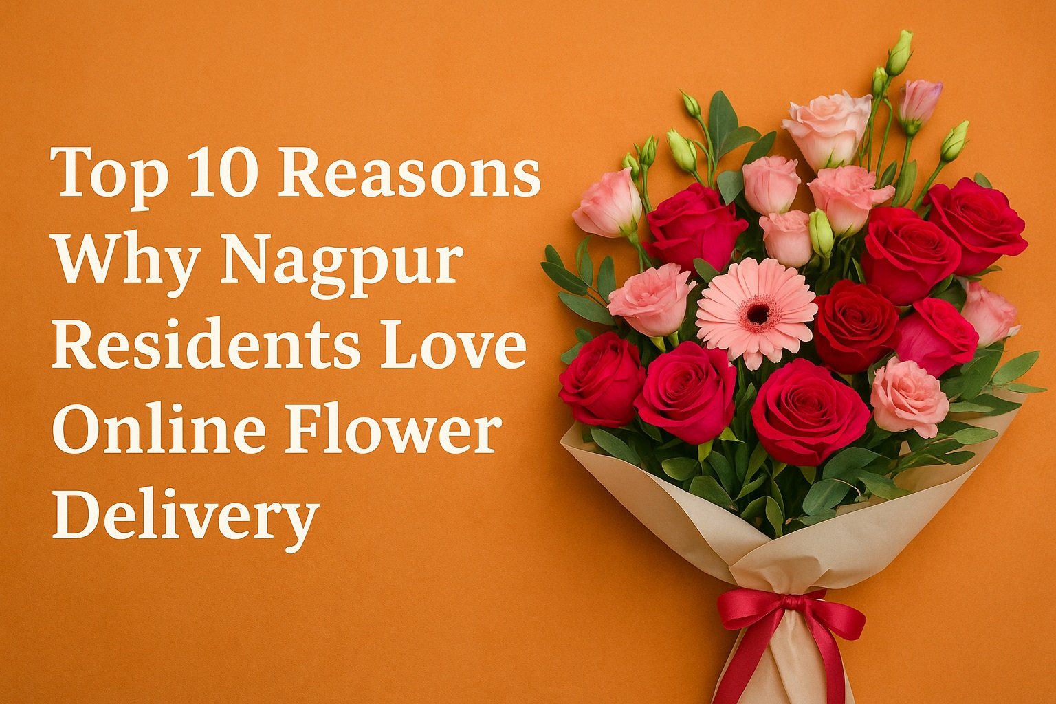 Top 10 Reasons Why Nagpur Residents Love Online Flower Delivery
