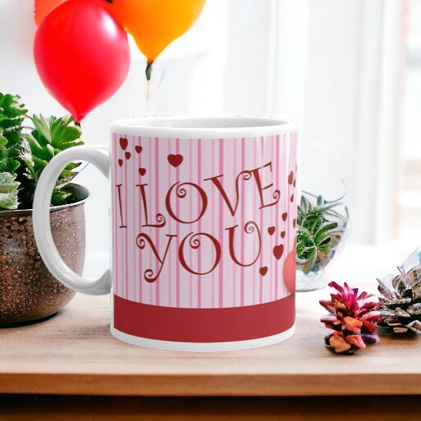 Customized I Love You Mug