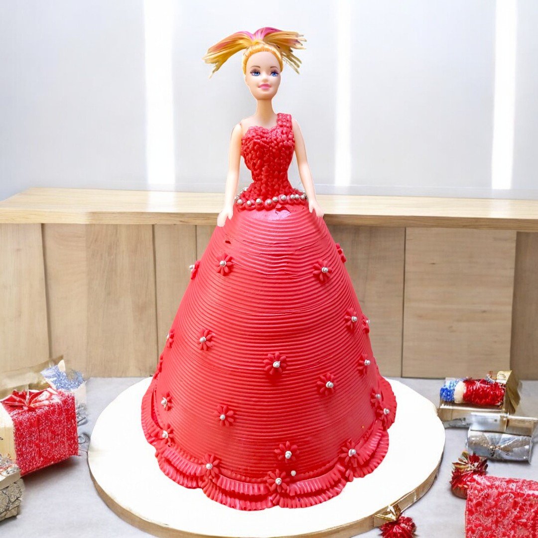 Barbie Doll Cake