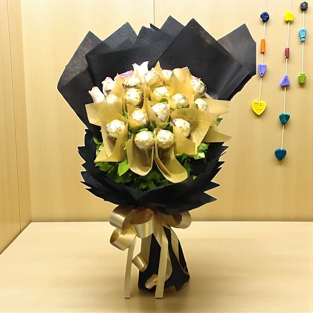 Golden Bliss Ferrero Rocher Bouquet