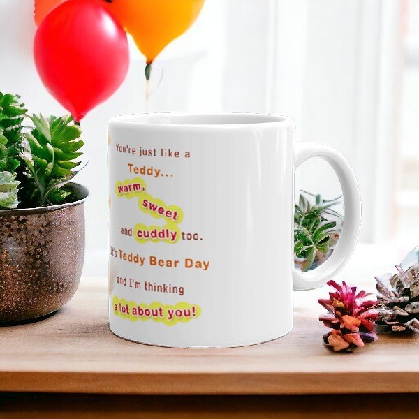 Happy Teddy Bear Day Mug online delivery