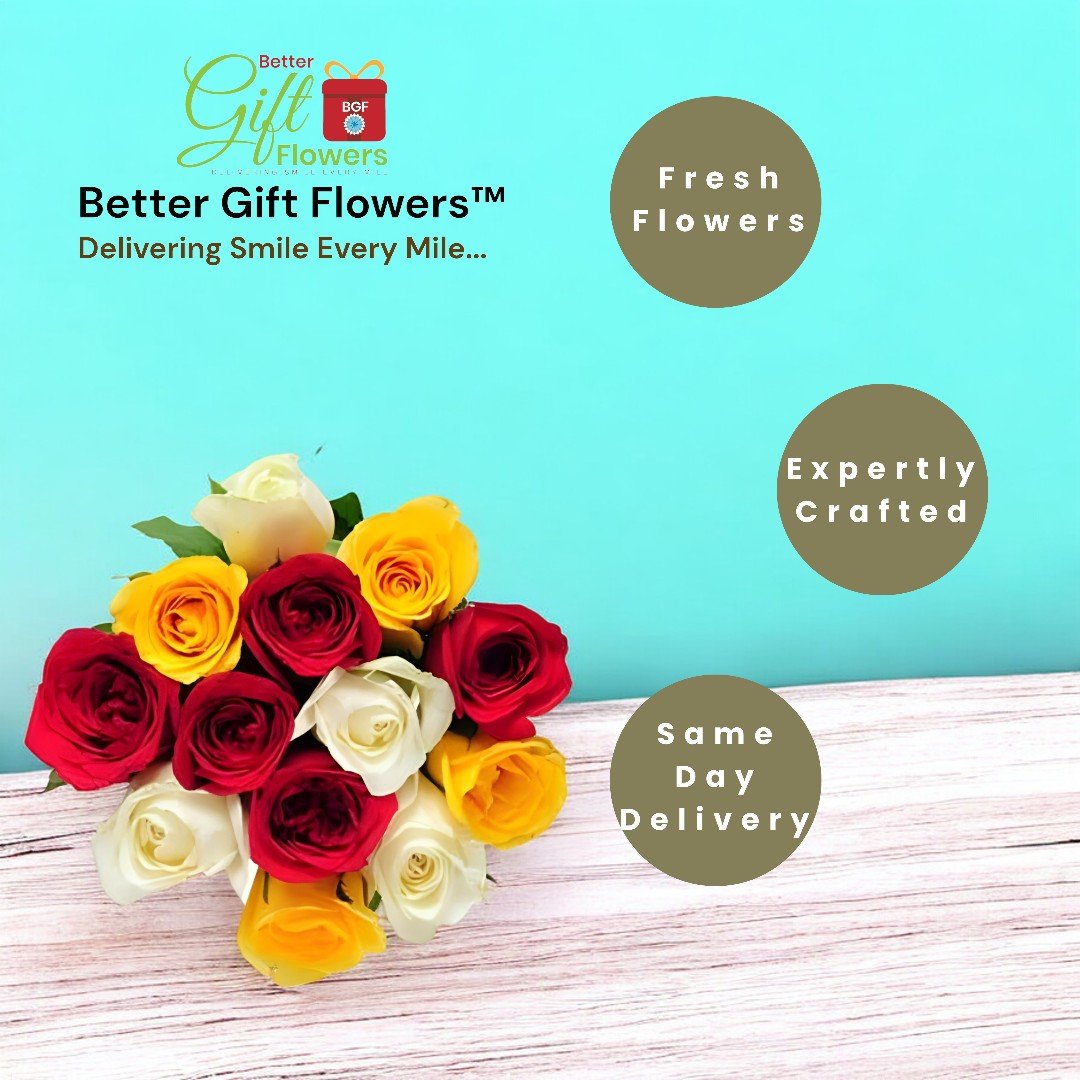 BetterGiftFlowers vibrant roses expertly arranged for same-day delivery