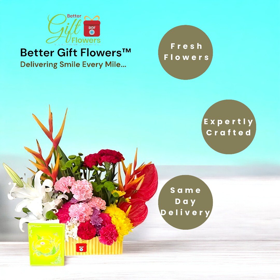 BetterGiftFlowers stylish floral box offering fresh flowers and same-day delivery