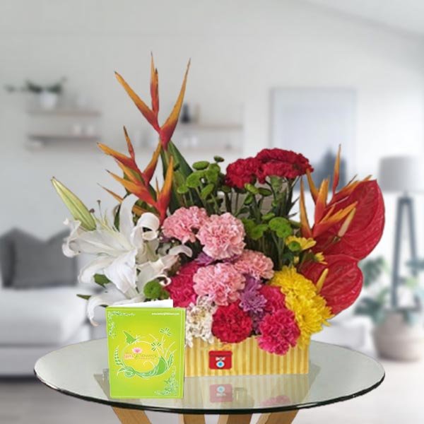 flower box arrangement