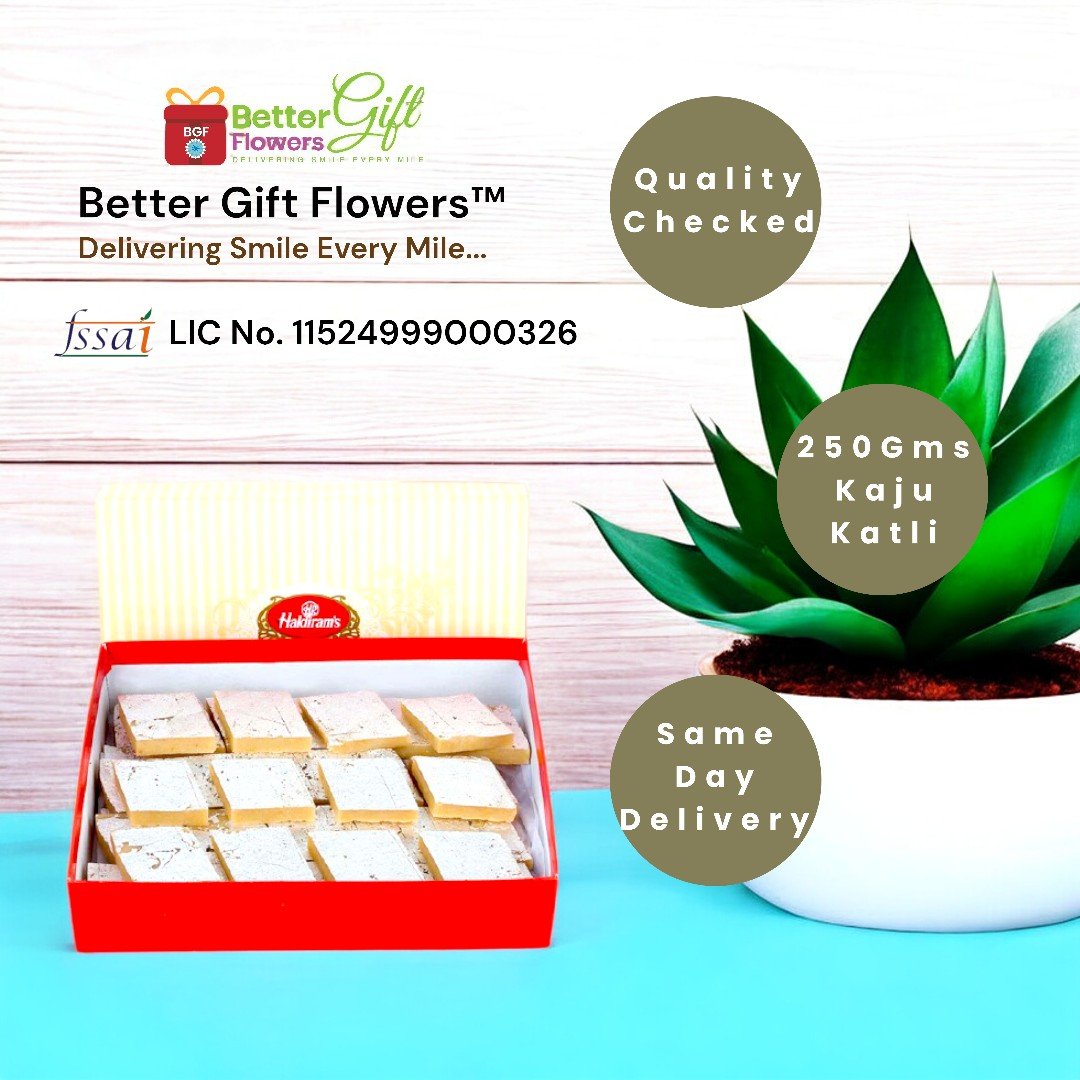 Flowers N Kaju Katli