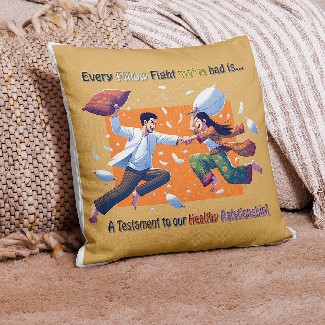 BetterGiftFlowers pillow fight cushion couple gift online