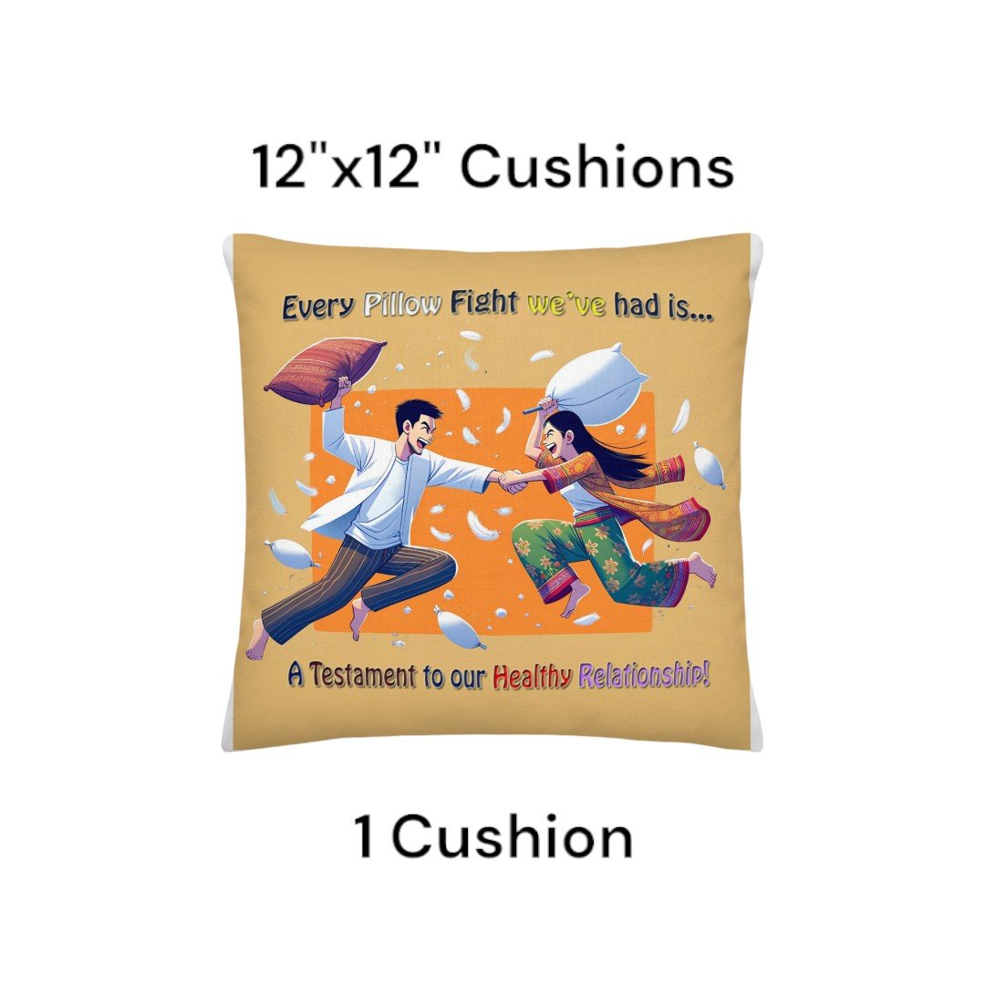 BetterGiftFlowers pillow fight customized cushion 12"x12" inches