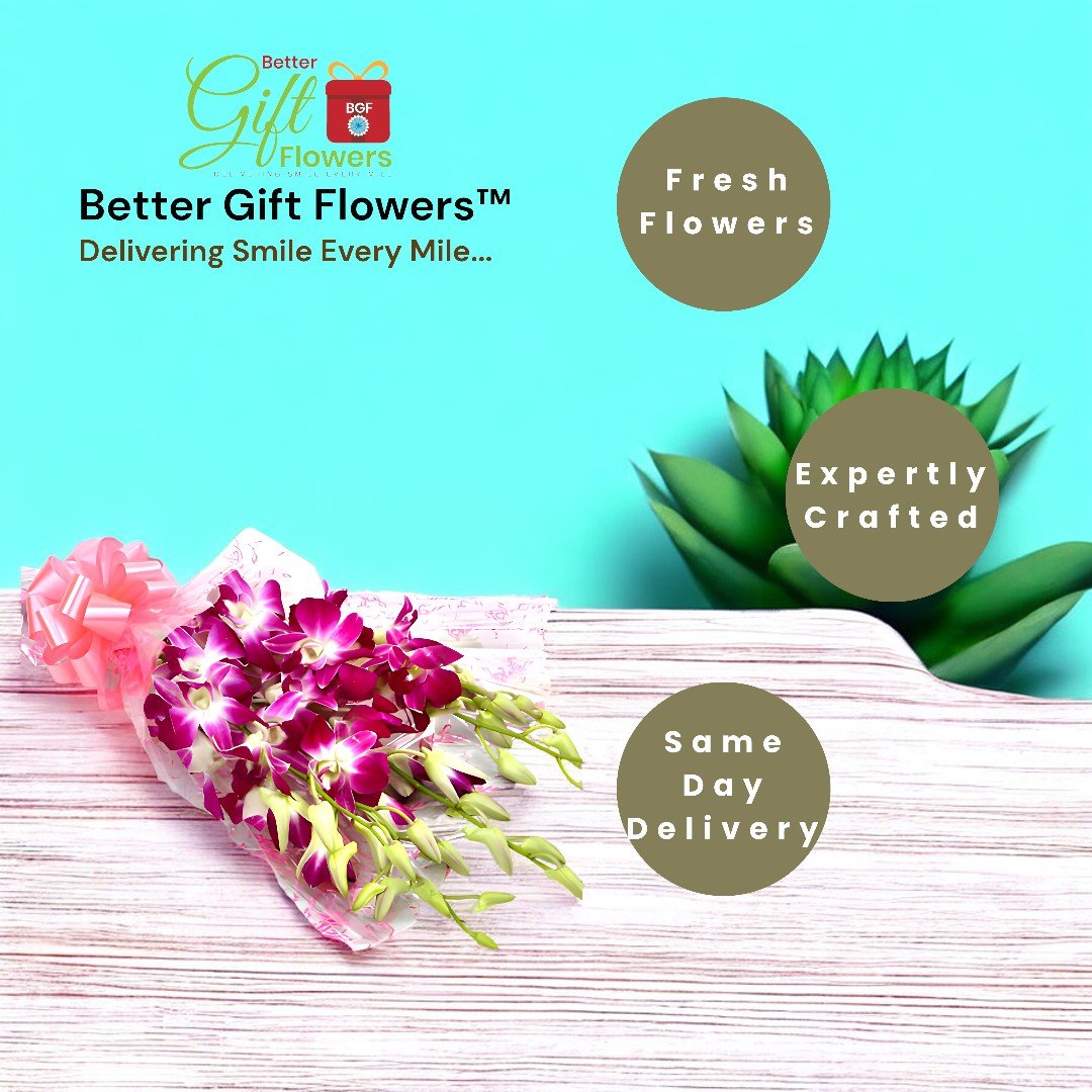 Expertly crafted orchid bouquet with same-day delivery from BetterGiftFlowers - To Someone Very Special