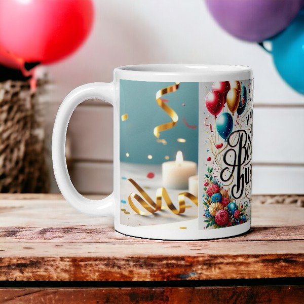 Happy Birthday Husband Mug