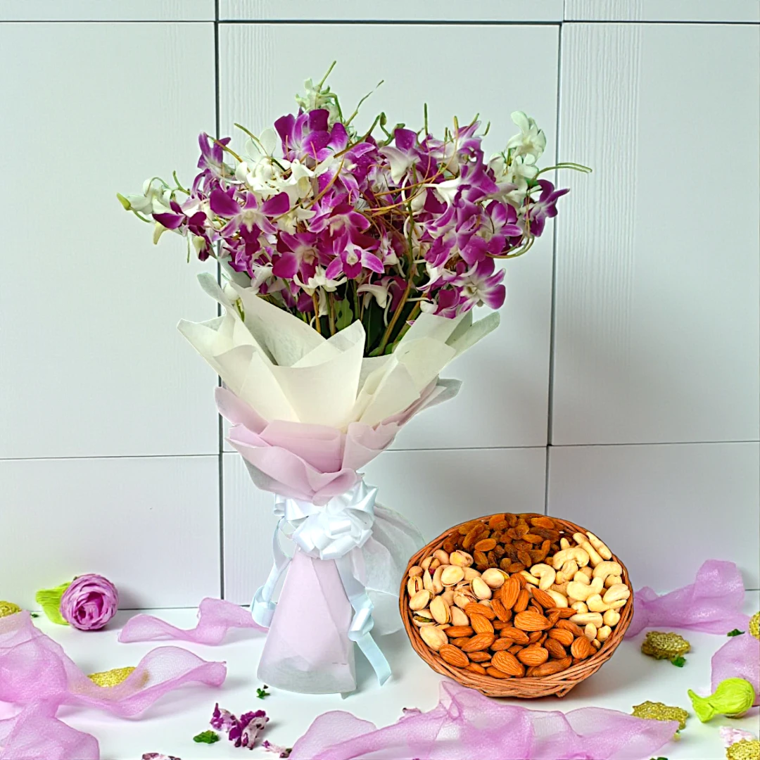 Orchids & Nut Harmony