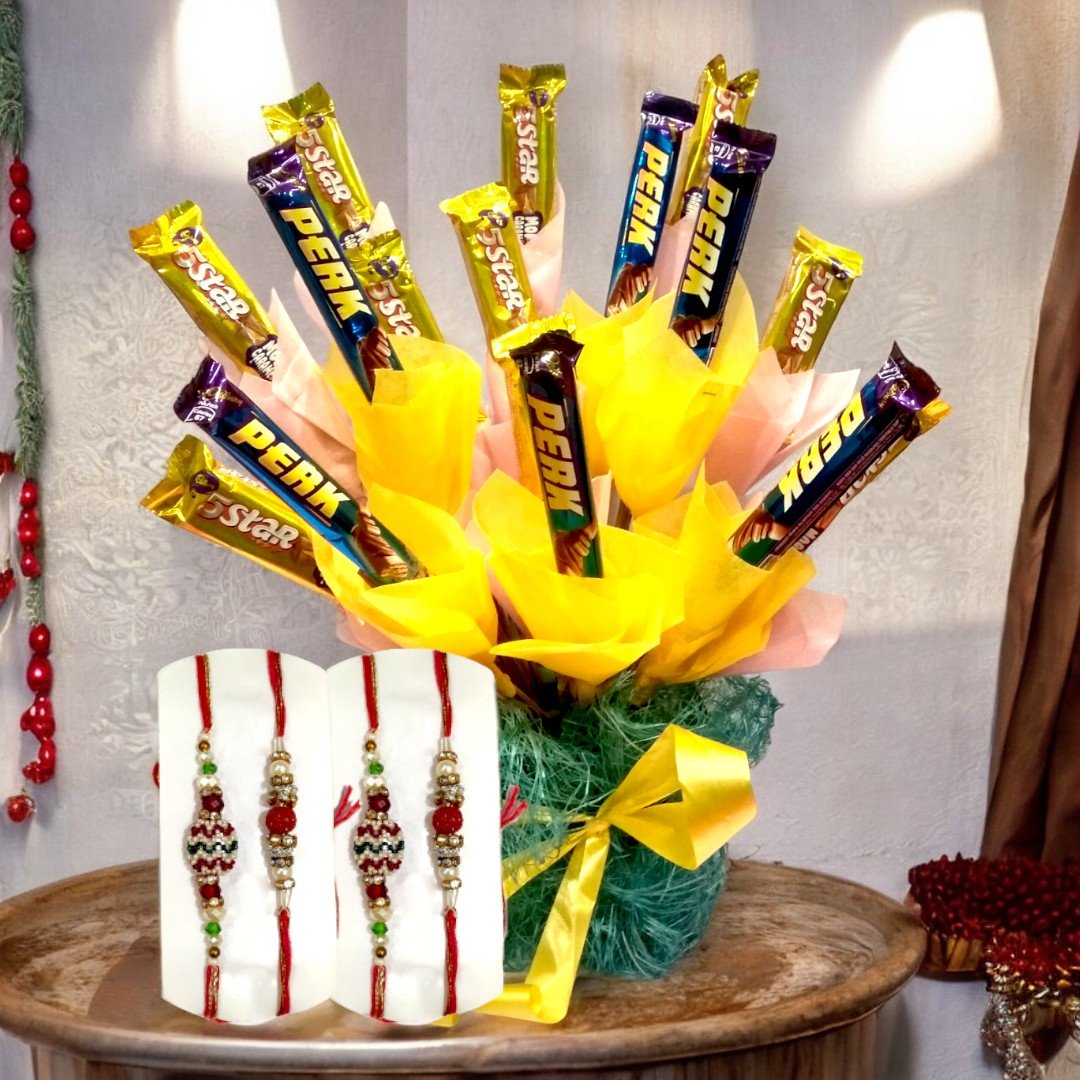 Rakhi Set With Chocolates