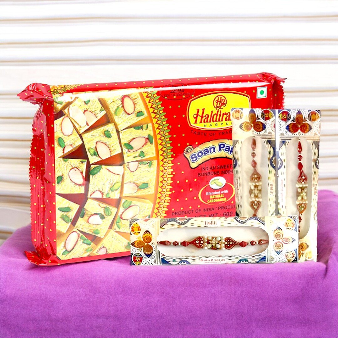 Soan Papdi N Rakhi Combo