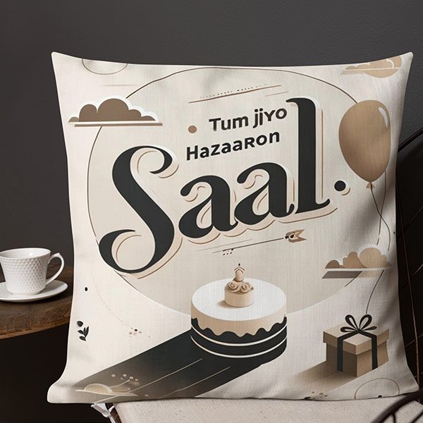 Tum Jiyo Hazaaron Saal Cushion