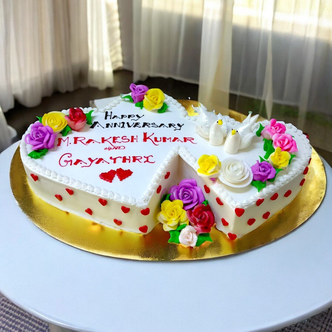 Twin Heart Cake