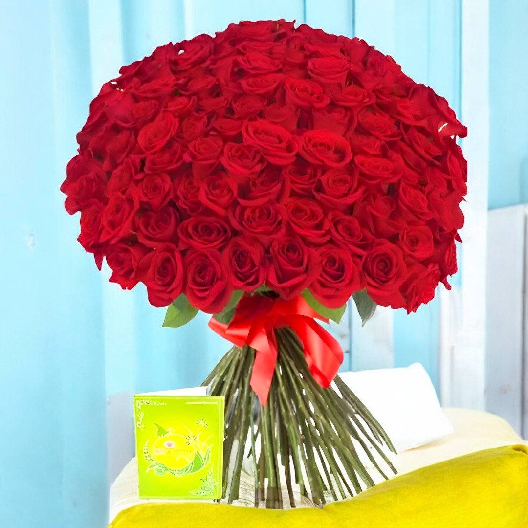 Yours Forever - 100 Roses