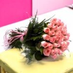 A Pink Admiration - Fresh pink roses bouquet by BetterGiftFlowers