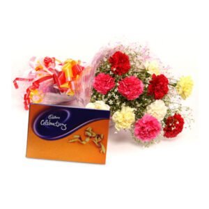 order carnations and chocolates online