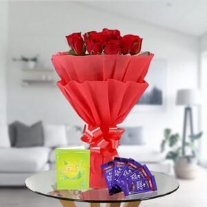 order red roses and dairy milk chocolates