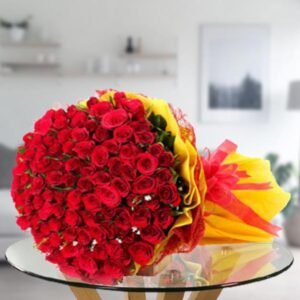 100 red rose bouquet