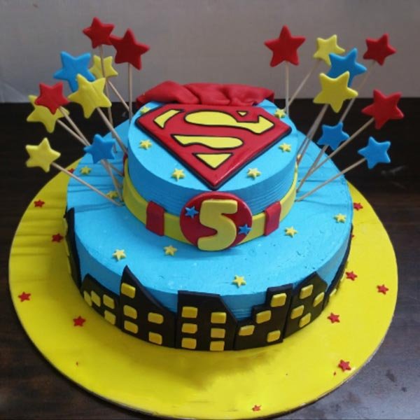 Superman Cake Design Images (Superman Birthday Cake Ideas) | Superman  birthday cake, Superman cakes, Cake designs birthday