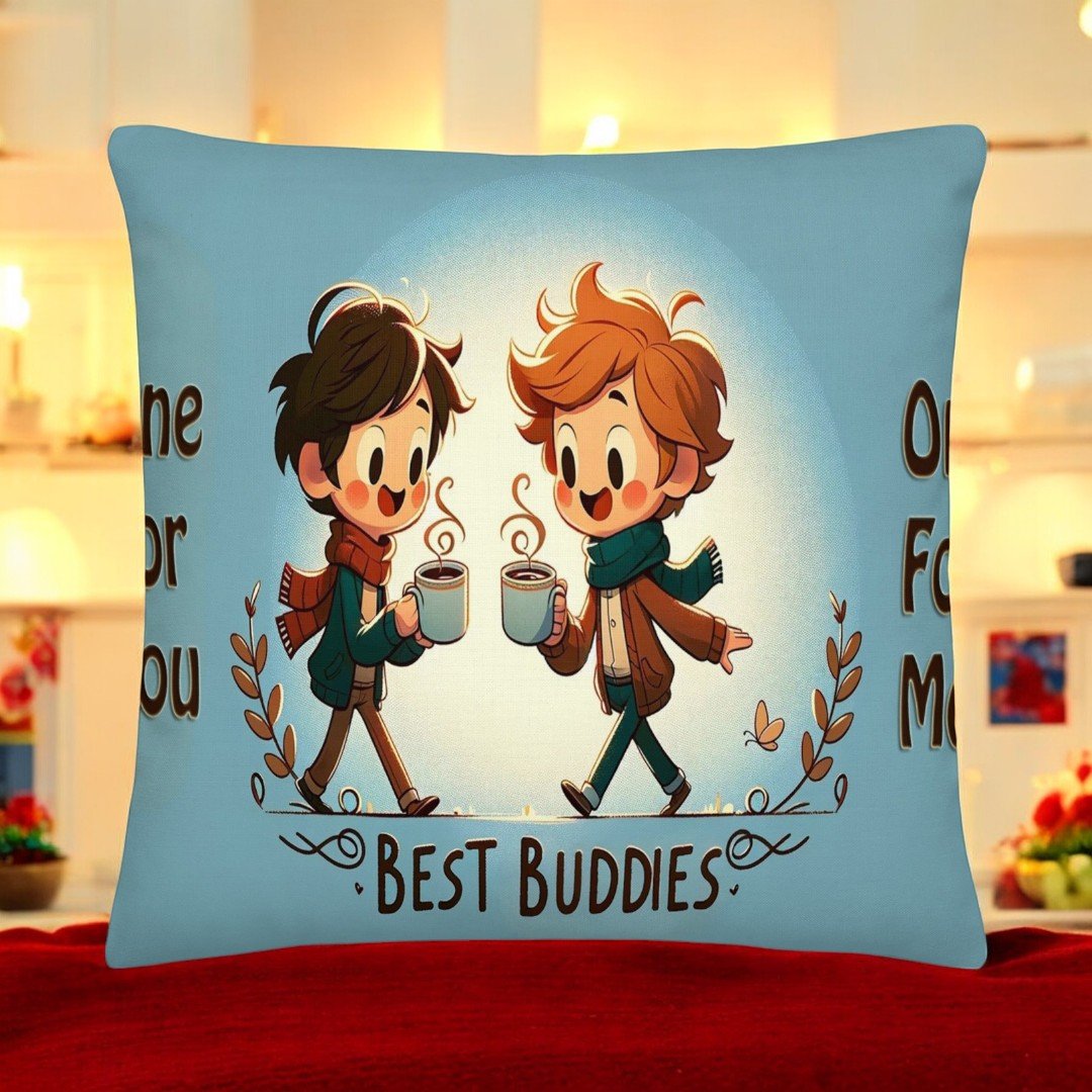 BetterGiftFlowers best buddies cushion