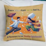 BetterGiftFlowers pillow fight printed cushion