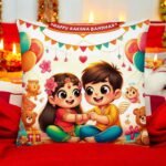 BetterGiftFlowers Happy Raksha Bandhan Cushion